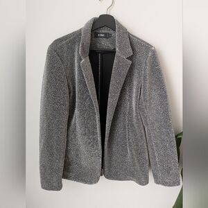Icone by Simons Silver/Black metallic blazer - size 10
